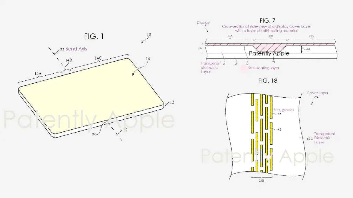 Apple secures patent for foldable self-healing display: Report Apple Acquires Patent for Foldable Self-Healing Display: Report