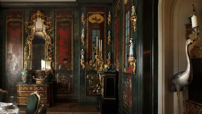 La salle à manger de la résidence des Getty à San Francisco. Nombre de pièces rares seront mises en vente par Christie's New York.