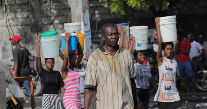 Haiti is now battling with water, see people's struggle in pictures

