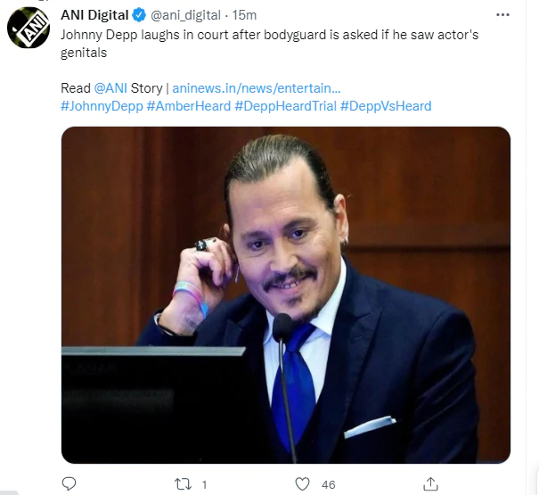 Johnny Depp's bodyguard asked this question, the actor laughed in Johnny Depp, Johnny Depp Amber heard the case