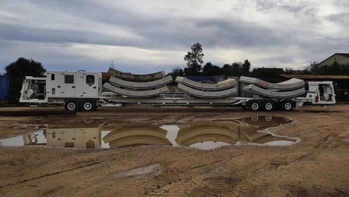 La PME fabrique notamment des engins qui embarquent les voussoirs, les éléments préfabriqués des tunnels.