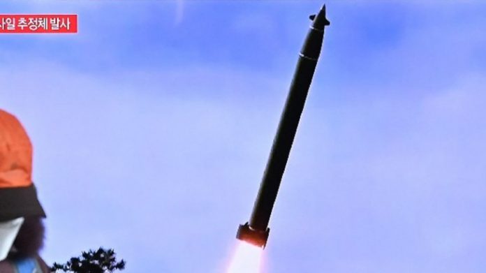 North Korea launches ballistic missile again, but US warning has North Korean missile