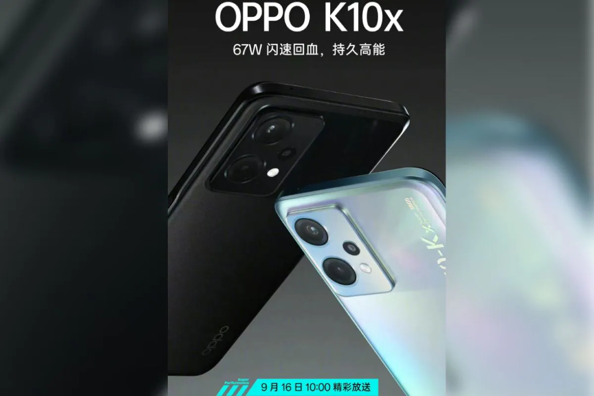 Oppo K10x spotted on retailer's website; September 16 launch date, Oppo K10x Spotted on Retailer Website; September 16 Launch Date, Specifications Revealed