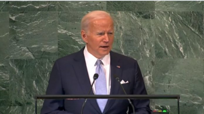 President Joe Biden speaks at the United Nations General Assembly, Joe Biden