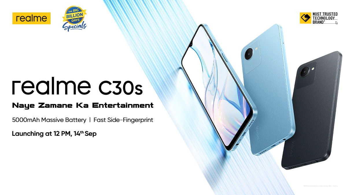 Realme C30s price in India revealed ahead of September 14 Realme C30s Price in India Tipped Ahead of September 14 Launch