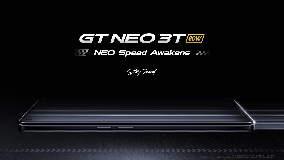 Realme GT Neo 3T India landing page goes live, 80W Realme GT Neo 3T India Landing Page Goes Live, 80W Fast Charging Confirmed