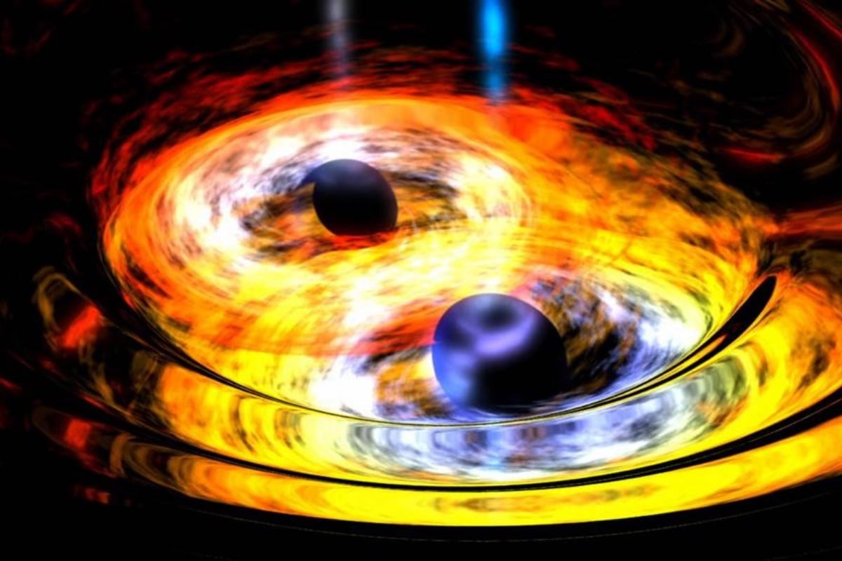Researchers have predicted a collision between 2 supermassive black holes Researchers Predict Imminent Collision Between 2 Supermassive Black Holes