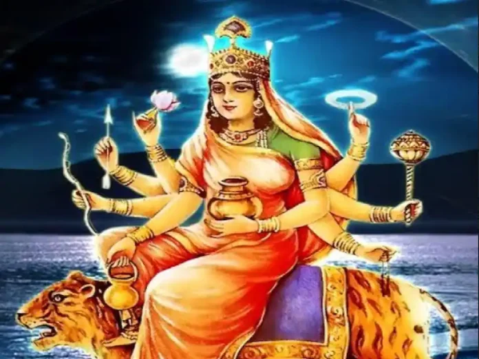 Sharadiya Navratri 2022 today is the day of Goddess Kushmanda Devi Puja Marathi News

