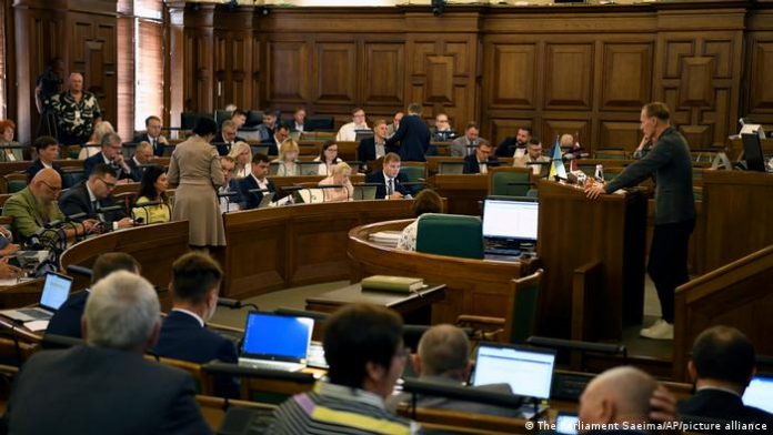 Latvia Riga Parliament
