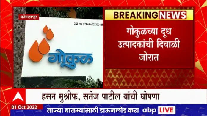 Gokul milk workers: Diwali is in full swing for the milk producers of Gokul, money will be recovered on October 4

