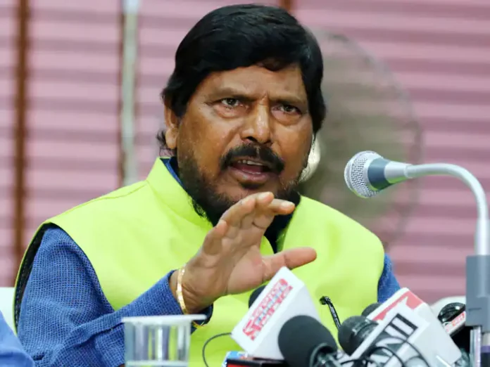 RPI Ramdas Athawale on Ajit Pawar and Sharad Pawar Rahul RPI Ramdas Athawale on Ajit Pawar and Sharad Pawar Rahul Gandhi | If Ajit Pawar comes to the coalition government, he will be welcome