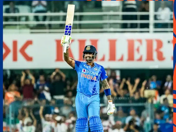 Suryakumar Yadav became the fastest batsman to score 1000 T20I runs in terms of facing 573 balls


